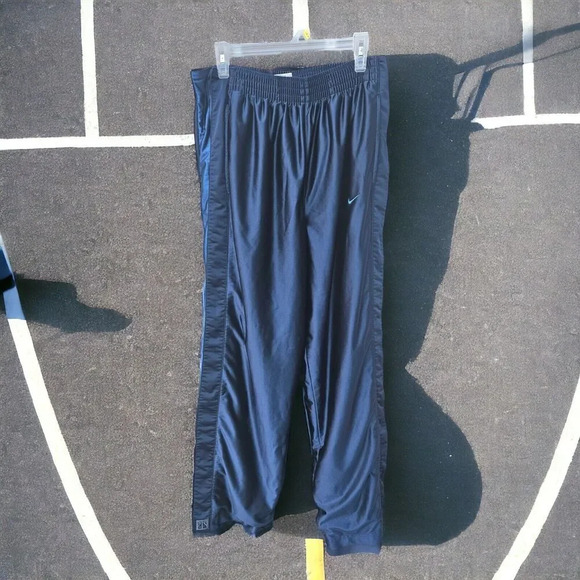 Nike Other - Vintage 90s Nike Silver Tag Breakaway Navy Blue Stripe Track Pants Large